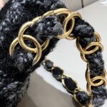 CHANEL 22k Woolen Hobo - affordable luxury replica bag