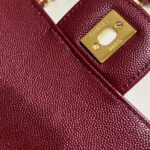 CHANEL Classic Flap 25cm Burgundy - top-grade luxury bag dupe