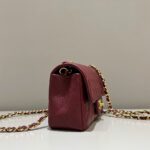 CHANEL Classic Flap 25cm Burgundy - elite factory replica handbag