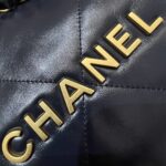 CHANEL 22 Small Handbag Dark Blue - high-end replica designer purse