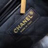 CHANEL 22 Small Handbag Dark Blue - top-grade luxury bag dupe