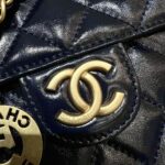 CHANEL Hobo Small Dark Blue - high-end replica designer purse