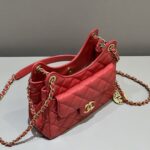 CHANEL Hobo Small Red