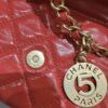 CHANEL Hobo Small Red - high-quality designer bag dupe