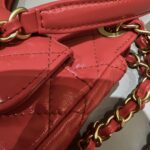 CHANEL Hobo Small Red
