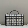 CHANEL 22K Postman Woolen Tofu Bag - 1:1 premium replica handbag