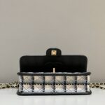CHANEL 22K Postman Woolen Tofu Bag - high-end replica designer purse