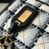 CHANEL 22K Postman Woolen Tofu Bag - top-grade luxury bag dupe