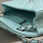 CHANEL Classic Flap 20cm Tiffany - high-quality designer bag dupe