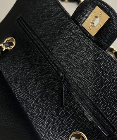 CHANEL Classic Flap 23cm Black Caviar - best quality fake designer bag