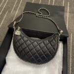 CHANEL 23P Crescent Bag - affordable luxury replica bag