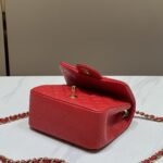 CHANEL Classic Flap 17cm Bright Red - elite factory replica handbag