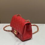 CHANEL Classic Flap 17cm Bright Red
