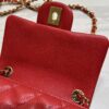 CHANEL Classic Flap 17cm Bright Red - top-grade luxury bag dupe