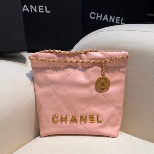 CHANEL 23s Mini Garbage Bag Pink - high-end replica designer purse
