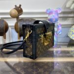 Replica Louis Vuitton Petite Malle Dark Brown - top-grade luxury bag dupe