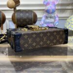 Replica Louis Vuitton Petite Malle Dark Brown - 1:1 premium replica handbag