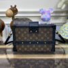 Replica Louis Vuitton Petite Malle Dark Brown - top-grade luxury bag dupe