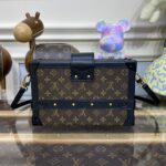 Replica Louis Vuitton Petite Malle Dark Brown - top-grade luxury bag dupe