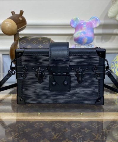 Replica Louis Vuitton Petite Malle Full Black - best quality fake designer bag