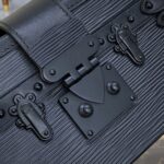 Replica Louis Vuitton Petite Malle Full Black - affordable luxury replica bag