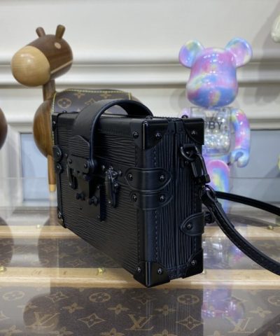 Replica Louis Vuitton Petite Malle Full Black - best quality fake designer bag