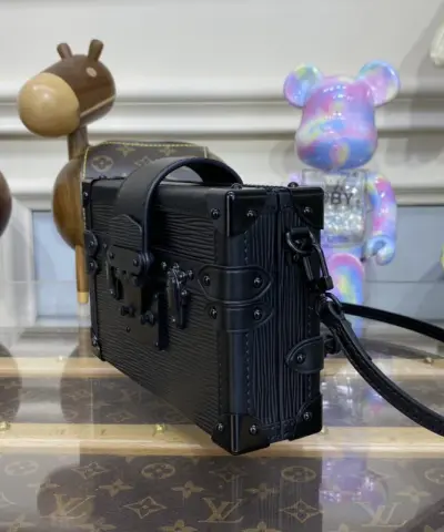 Replica Louis Vuitton Petite Malle Full Black - best quality fake designer bag