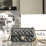 CHANEL CF 17cm Golden Ball Black