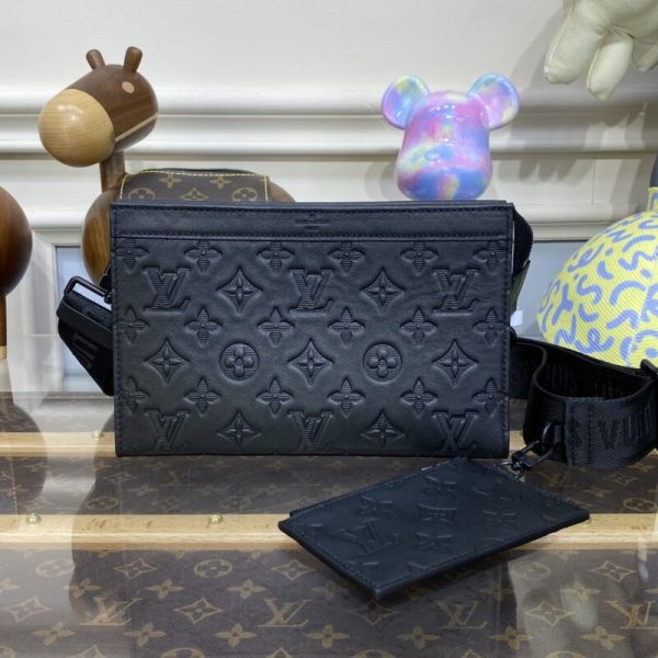 Replica Louis Vuitton Gaston Wearable Wallet Black