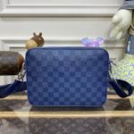 Replica Louis Vuitton Trio Messenger Blue Grid