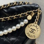 CHANEL 23s Mini Garbage Bag Negro - clon de bolso de diseñador