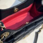 CHANEL 23c Hobo Small Black - elite factory replica handbag