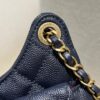 CHANEL 23c Hobo Small Dark Blue - high-end replica designer purse