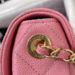 CHANEL 23P Saddle Bag Pink - top-grade luxury bag dupe