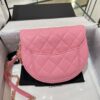 CHANEL 23P Saddle Bag Pink - 1:1 premium replica handbag