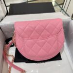 CHANEL 23P Saddle Bag Pink - 1:1 premium replica handbag