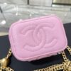 CHANEL 23P Lipstick Bag Pink - affordable luxury replica bag