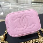 CHANEL 23P Lipstick Bag Pink - affordable luxury replica bag