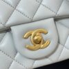 CHANEL 23S Camellia Square Light Blue - designer handbag clone