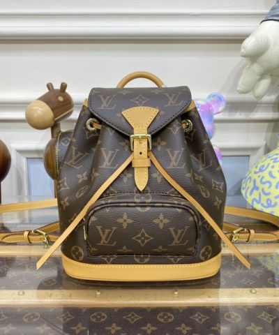 Fake Louis Vuitton Montsouris Brown - designer handbag clone