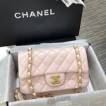 CHANEL Classic Flap 20cm Pink - top-grade luxury bag dupe