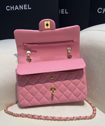 CHANEL Classic Flap 23cm Pink - best quality fake designer bag