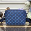 Fake Louis Vuitton Trio Messenger Blue - ultra-realistic fake purse