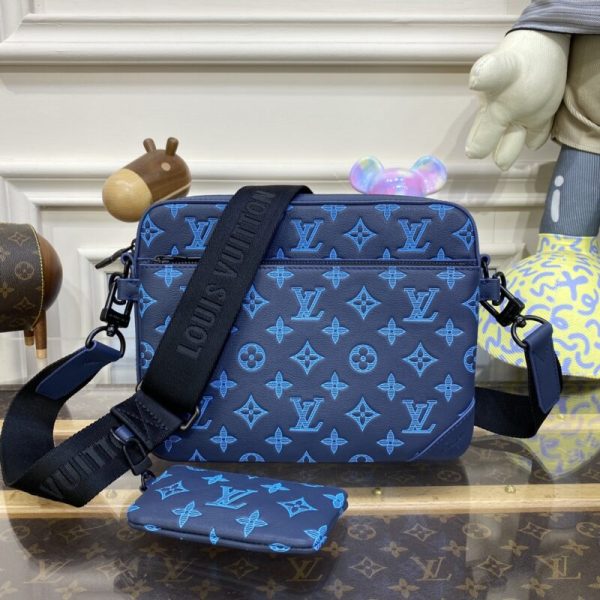 Replica Louis Vuitton Trio Messenger Blue