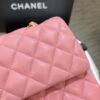 CHANEL Classic Flap 25cm Pink - 1:1 premium replica handbag