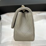 CHANEL Classic Flap 17cm Grey - designer handbag clone