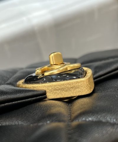 CHANEL 23s Love Enamel Flip Black - best quality fake designer bag