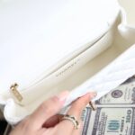 CHANEL CF 20 cm Handle White - top-grade luxury bag dupe
