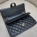 CHANEL Classic Flap 25cm Black Gold - affordable luxury replica bag