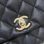 CHANEL 23P Coco Lizard Handle - elite factory replica handbag